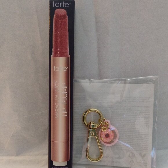 tarte X Dunkin Maracuja Juicy LipPlump /W Charm-Rosy Mauve or Rosy Copper- NWT - Picture 6 of 9
